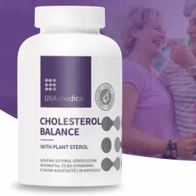   Koleszterin Balansz növényi szterollal 90 kapszula - USA medical
