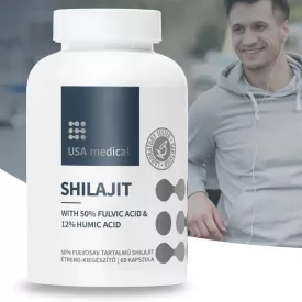 Shilajit 50% fulvosav tartalommal 60 kapszula - USA medical