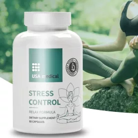   Stressz Kontroll AlphaWave® L-theanine-nel 60 kapszula - USA medical