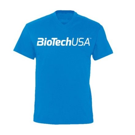 BioTechUSAUSA férfi póló Tropical Blue
