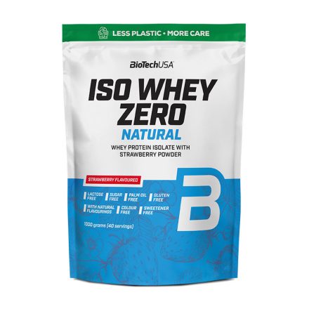 BioTechUSA Iso Whey Zero Natural italpor 1000g