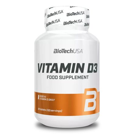 Biotech Vitamin D3 50mcg 120 tabletta
