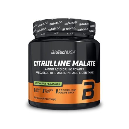 Biotech Citrulline Malate 300g edzés előtti táplálék-kiegészítő termék