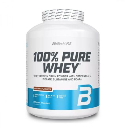 Biotech 100% Pure Whey  2270g tejsavó fehérjét tartalmazó fehérjepor