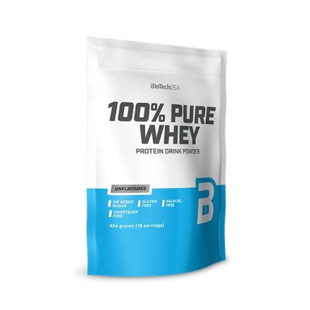 Biotech 100% Pure Whey 454g tejsavó fehérjét tartalmazó fehérjepor