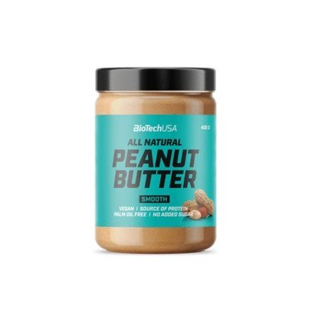 BioTechUSA Peanut mogyoróvaj Smooth (krémes) 400g