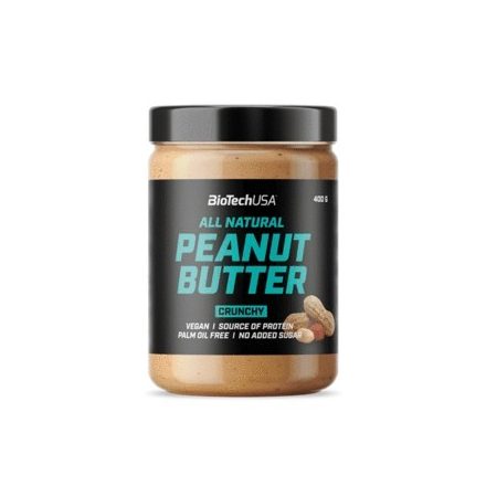 BioTechUSA Peanut mogyoróvaj Crunchy (ropogós) 400g