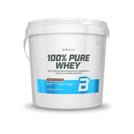 Biotech 100% Pure Whey 4000g tejsavó fehérjét tartalmazó fehérjepor