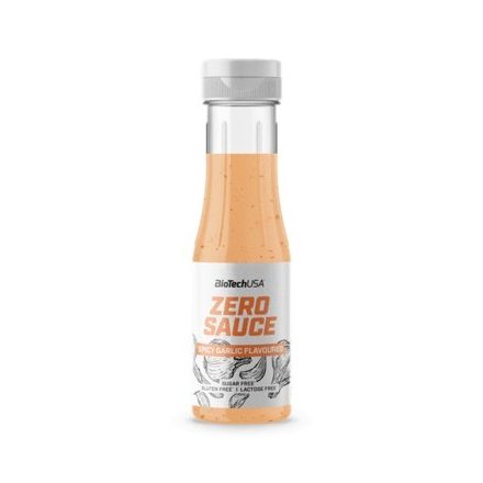 BioTechUSA zero sauce Fűszeres Fokhagyma 350ml