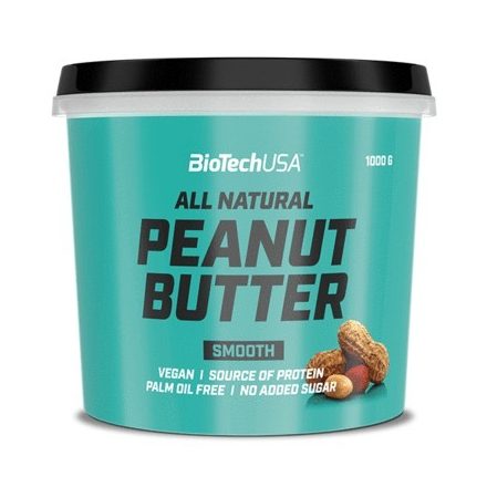 BioTechUSA Peanut Butter Mogyoróvaj Smooth (krémes) 1000g