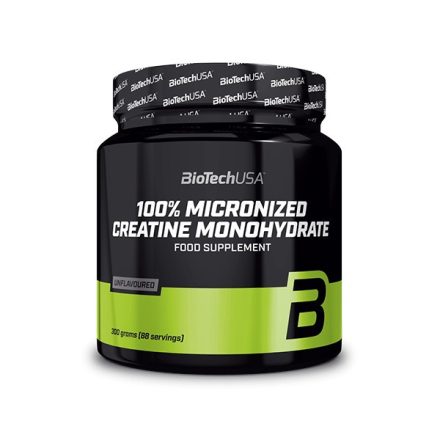 Biotech Micronized Creatine Monohydrate 1000g 100% kreatin monohidrátot tartalmaz