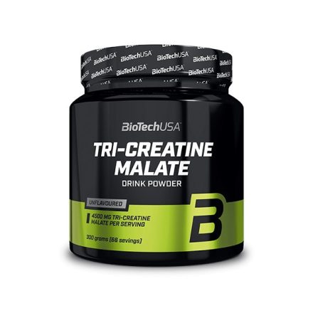 Biotech Tri Creatine Malate 300g TCM-Trikreatin-malátot tartamazó kreatin készítmény