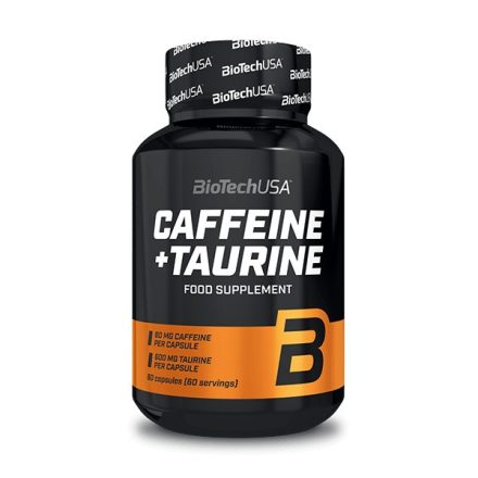 Biotech Caffeine + Taurine 60 kapszula edzés előtti táplálék-kiegészítő termék
