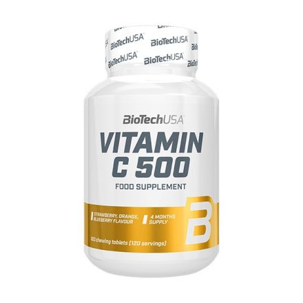 Biotech Vitamin C 500 120 rágótabletta vitamin