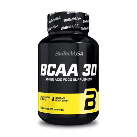 Biotech BCAA 3D 90 kapszula BCAA aminosav táplálék-kiegészítő