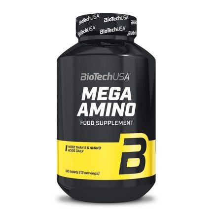 Biotech Mega Amino 3200 100 tabletta különböző aminosavakat tartalmazó táplálék-kiegészítő
