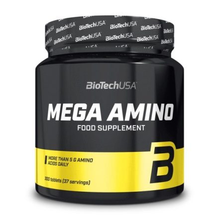 Biotech Mega Amino 3200 300 tabletta különböző aminosavakat tartalmazó táplálék-kiegészítő
