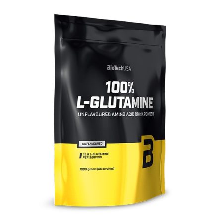 Biotech 100% L-Glutamine 1000g l-glutamin aminosavat tartalmazó termék