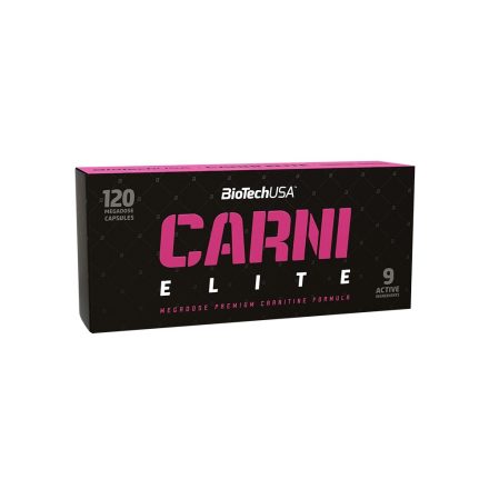 Biotech Carni Elite 120 megadózisú kapszula l-karnitin termék fogyókúrázóknak