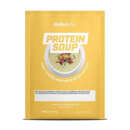 Biotech Proteingusto Cheese soup 30g fehérje leves