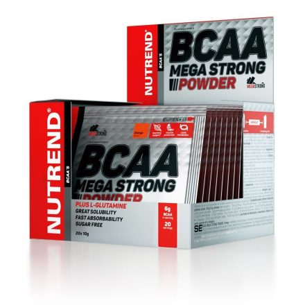 Nutrend BCAA Mega Strong 1karton aminosav táplálékkiegészítő