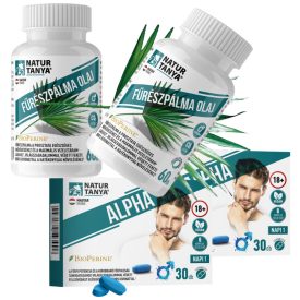   Natur Tanya ALPHA (2db) + Fűrészpálma Olaj (2db) Férfiaknak Csomag