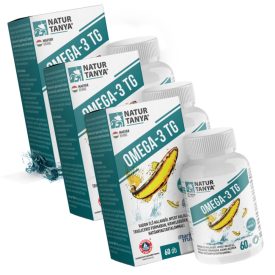   Natur Tanya OMEGA-3 TG Vadvízi halolaj Triopack Omega-3 Kúra