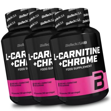  	
BioTechUSA L-Carnitine + Chrome Triopack