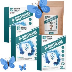   Pihentető Alvás Csomag 3 Hónapra 100%  Natur Tanya P-BIOTIKUM (3db) (Lejárat: 2026.06.30) + Glicin Aminosav