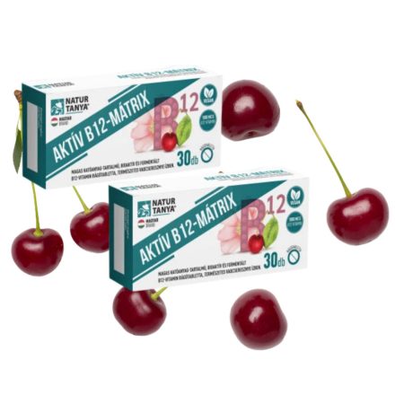 Aktív B12-MÁTRIX 30 rágótabletta Duopack - Natur Tanya