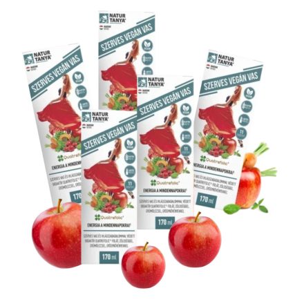 Szerves Vegán Vas szirup Kúra Csomag (5db)