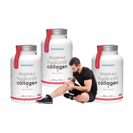 Nutriversum MSM+C Hyaluron Collagen Triopack (3db)