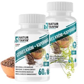 Szerves Króm+Kapormag 60 tabletta Duopack - Natur Tanya