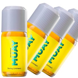 MUAY Boxing Liniment Melegítő olaj 120ml Csomag (4db)