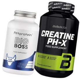 BioTechUSA Creatine pH-X 210 kapszula + BIG BOSS