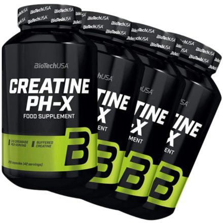 BioTechUSA Creatine pH-X 210 kapsz. Csomag (4db)