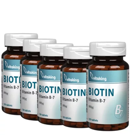 Vitaking B7 -Biotin 100 tabletta 900mcg Csomag (5db)