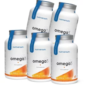 Nutriversum Omega 3 halolaj 120 kapszula Csomag (5db)