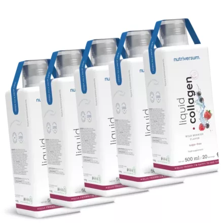 Nutriversum Collagen Liquid Sugar Free Csomag (5db) Íz: erdei gyümölcs