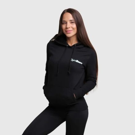 GymBeam PRO Hoodie fekete női pulóver