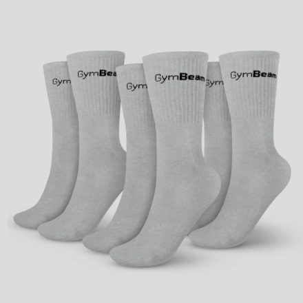 GymBeam 3/4 Socks 3Pack zokni szürke