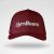 GymBeam Mesh Panel Cap burgundi baseball sapka