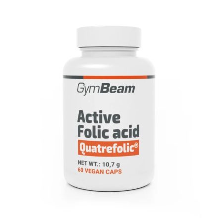 GymBeam Active Folic Acid (B9-vitamin) 60 kapszula