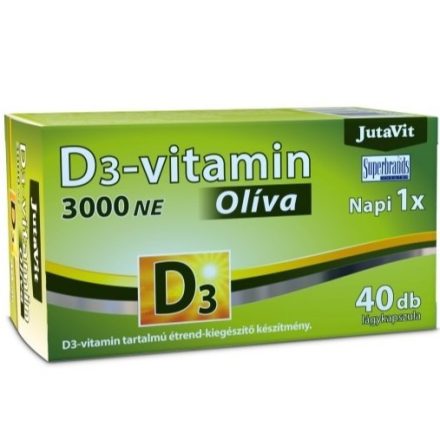 JutaVit D3-vitamin 3000NE 40 kapszula