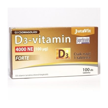 JutaVit D3-vitamin 4000NE 100 tabletta