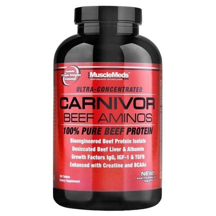 Musclemeds Carnivor Beef Aminos - 300 tabletta aminosav készítmény
