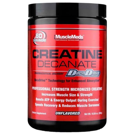 Musclemeds Creatine Decanate - 300g kreatin monohidrát por