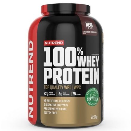 Nutrend 100% Whey Protein - 2250g kombinált fehérje