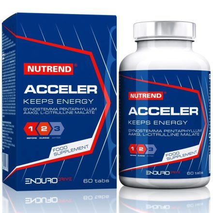 Nutrend Acceler teljesítménynövelő 60 tabletta állóképességi sportokat űzőknek készült energizáló
