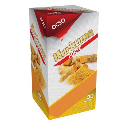 OCSO Kurkuma + E-vitamin FORTE 30 kapszula